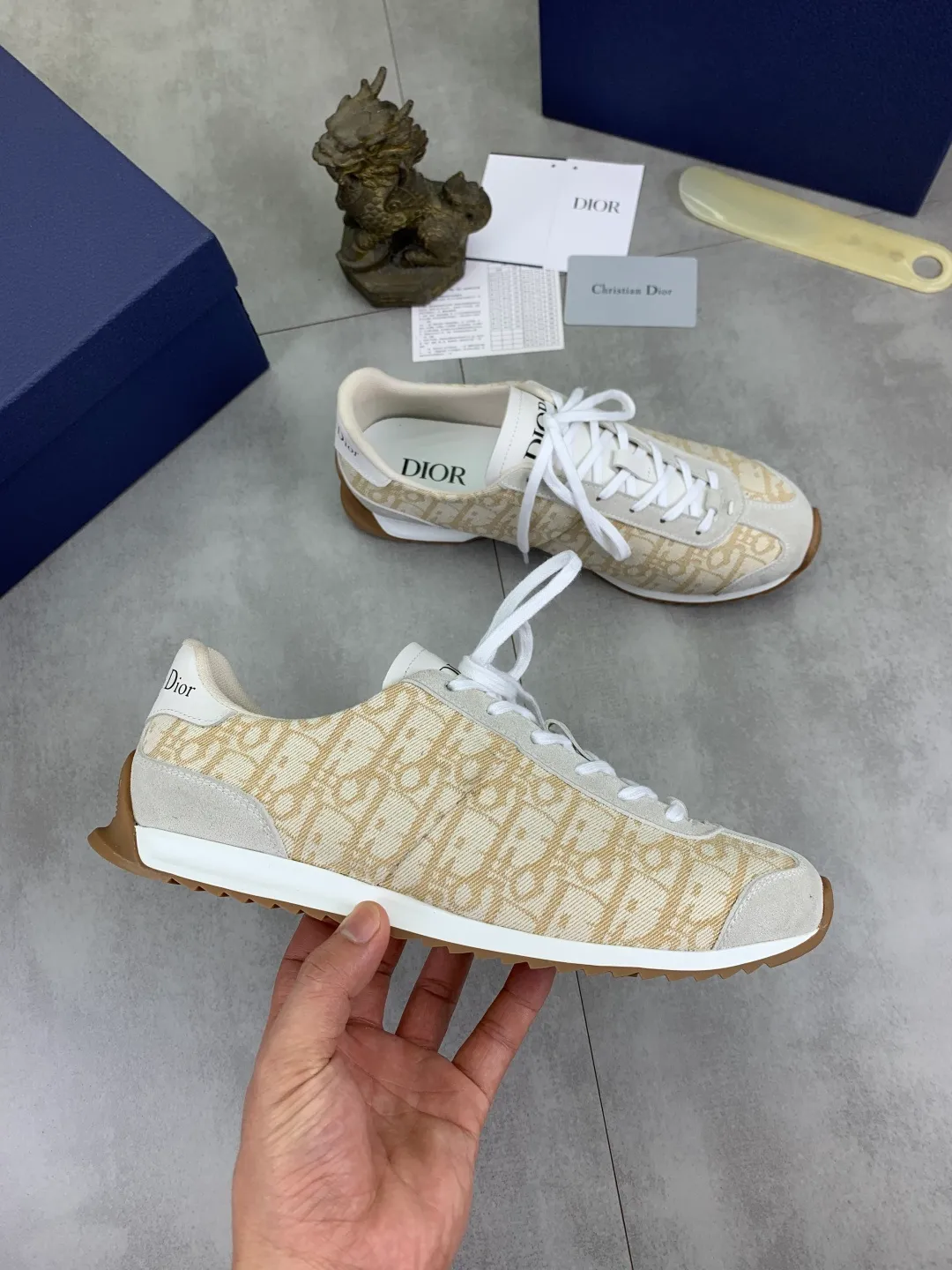 Men's Men's Shoes💰P420💰[New Style]🆘[Dior] 2025 Dior Original Lace-up Low-top Men's Shoes Classic casual shoes 🔥This model is the official flagship model with high quality and made by famous original designers. It is made of high-quality cowhide with original materials➕comfortable and breathable mesh lining➕pigskin insole. The perfect last shape and generous and fashionable design have attracted many consumers and are suitable for drivers to drive🚗. What you want is the best quality in the market. Color: 8️⃣Color Code number: 38--44 (45 46 customized)